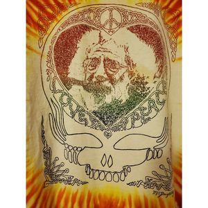 VTG Grateful Dead Jerry Garcia  Tie Dye Shirt. L